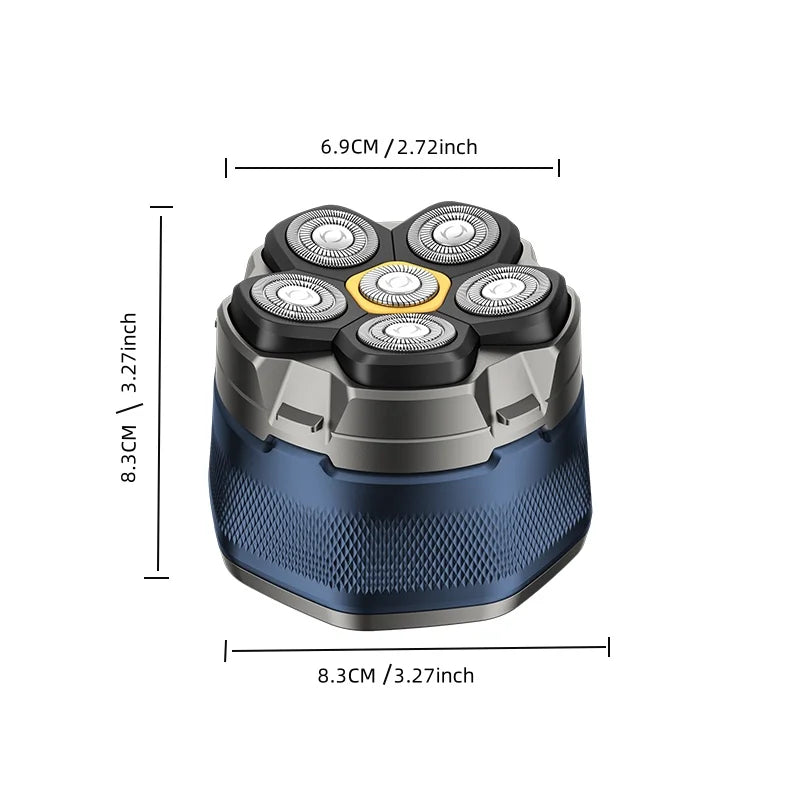6D Electric Head And Face Shaver Rechargeable - Image 2