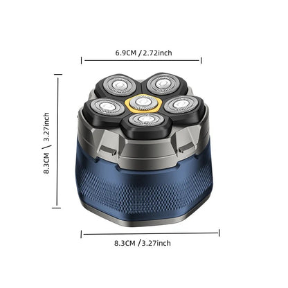 6D Electric Head And Face Shaver Rechargeable - Image 2