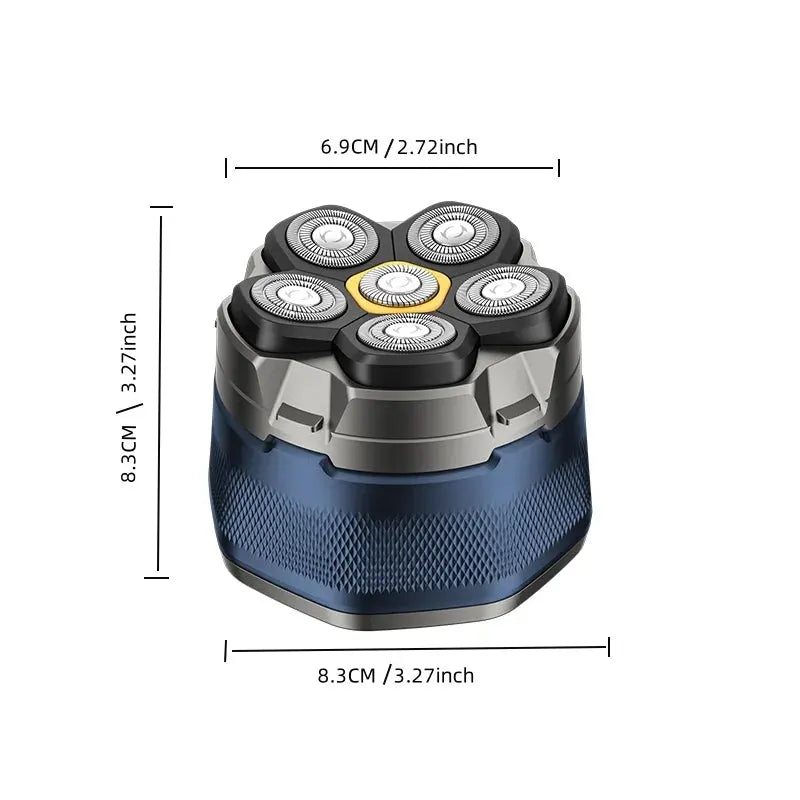 6D Electric Head And Face Shaver Rechargeable - Image 2