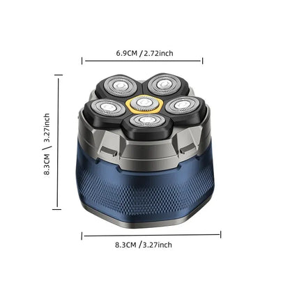 6D Electric Head And Face Shaver Rechargeable - Image 2