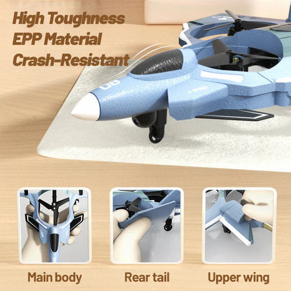 2.4G Rc Fighter Jet With Camera & Missile Launch (Grey) - Image 5