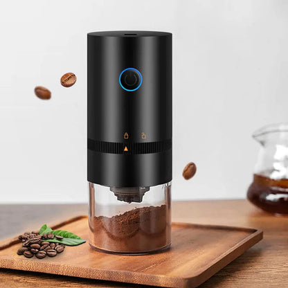 Portable USB C Rechargeable Coffee Grinder  Mill Black - Image 5