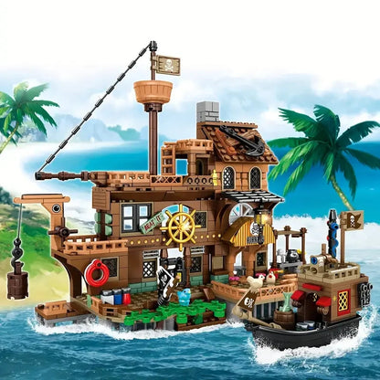 Pirate Island Fortress Building Blocks Set - Image 2