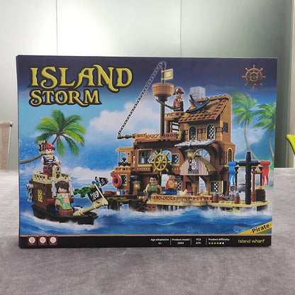 Pirate Island Fortress Building Blocks Set - Image 3