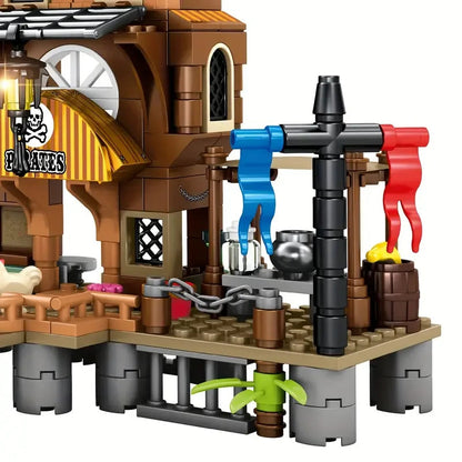 Pirate Island Fortress Building Blocks Set - Image 7