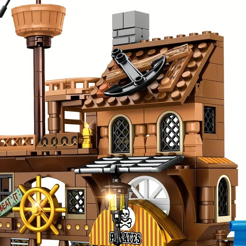 Pirate Island Fortress Building Blocks Set - Image 8