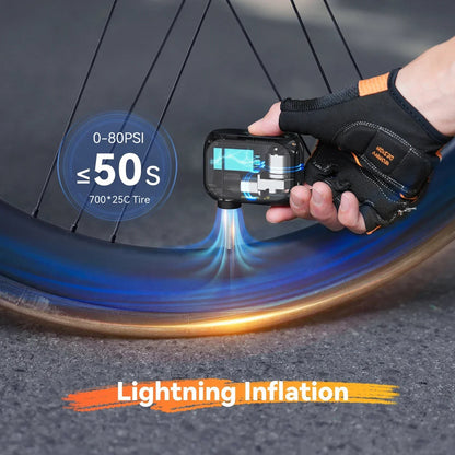 Pro Mini Electric Bike Pump Cordless Tire Inflator - Image 7