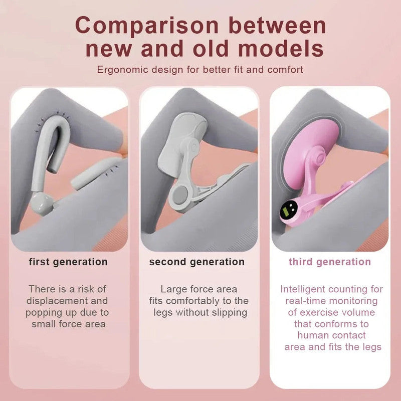 Smart Counting Pelvic Floor Thigh Trainer Recovery Pink - Image 4