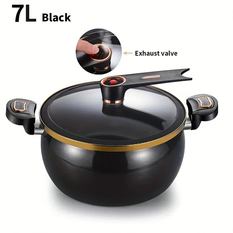 7L Micro-Pressure Non-Stick Stew Pot - Image 3