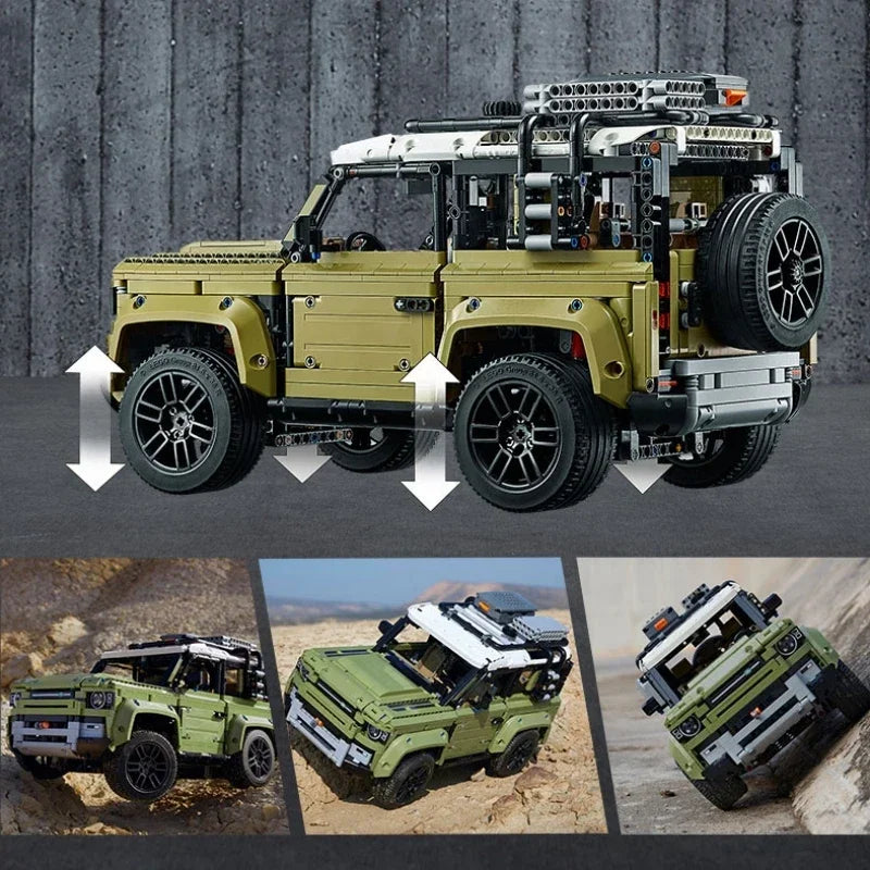 Technical Rover Defender Collector'S Building Blocks Set - Image 4
