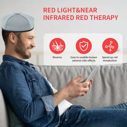 Hair Growth Cap LED Treatment Helmet Black - Image 3