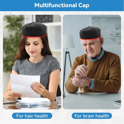 Hair Growth Cap LED Treatment Helmet Black - Image 4