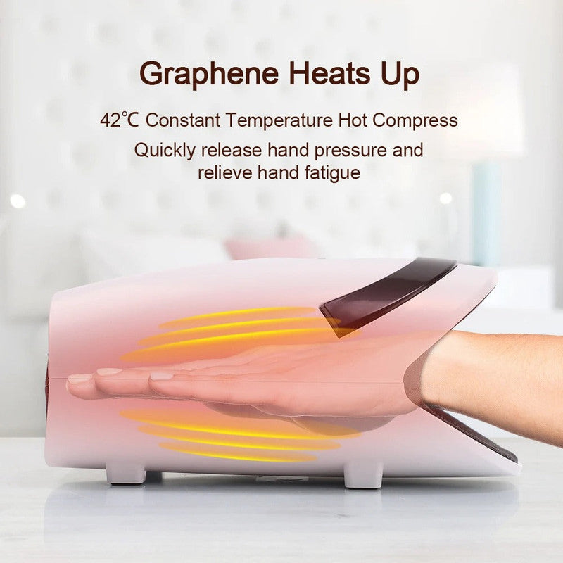 Rechargeable Hand Massager with Heat & Vibration Therapy - Image 2