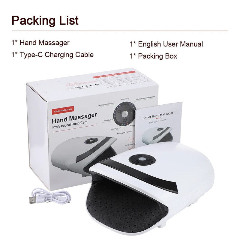Rechargeable Hand Massager with Heat & Vibration Therapy - Image 5