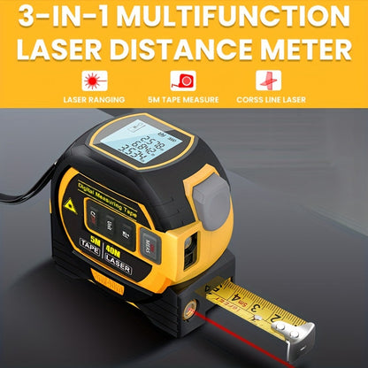 Laser Rangefinder & Steel Tape Measure - Image 2