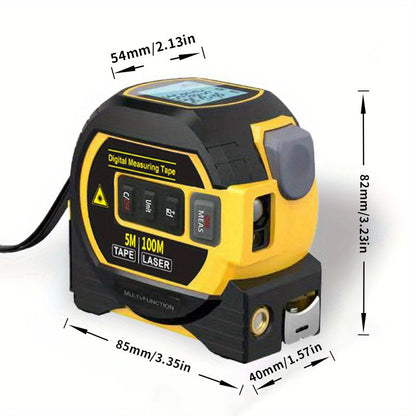 Laser Rangefinder & Steel Tape Measure - Image 3