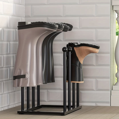 Black Metal Shoe Rack Organizer for Entryway - Image 4