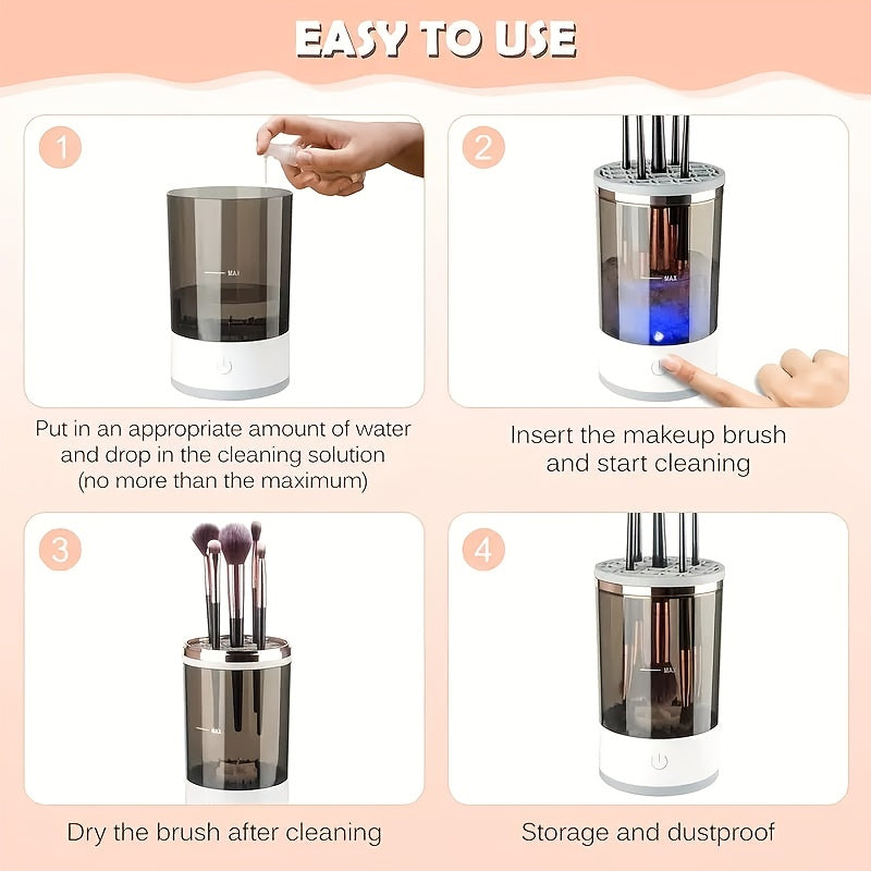 USB Electric Makeup Brush Cleaner - Image 4