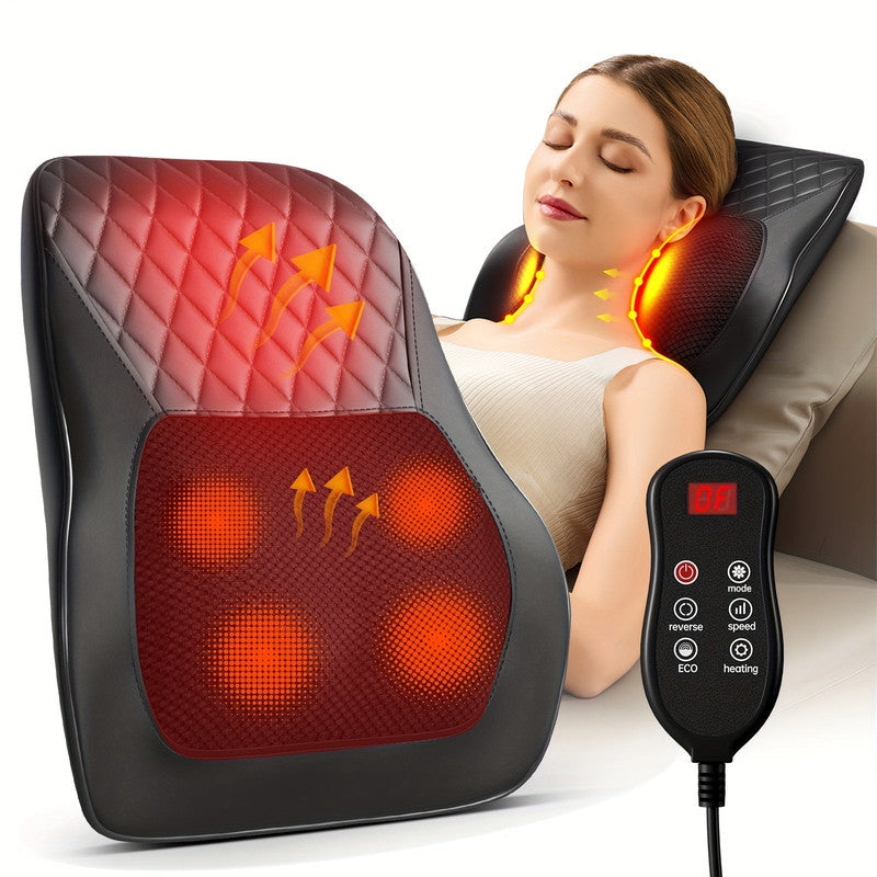 Heated Neck & Back Massager Pillow - Image 4