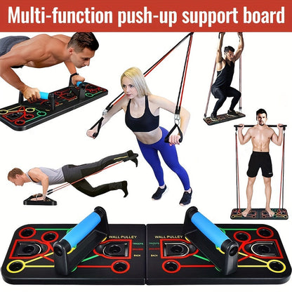 Push-Up Board Set with Resistance Bands - Image 5