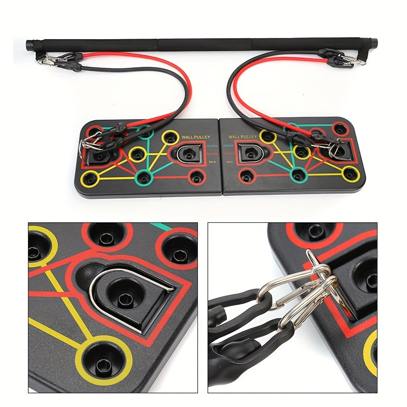 Push-Up Board Set with Resistance Bands - Image 6