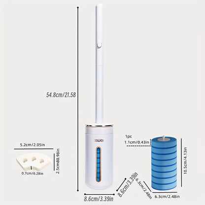 Disposable Toilet Brush Set Wall Mount (10pcs) - Image 4