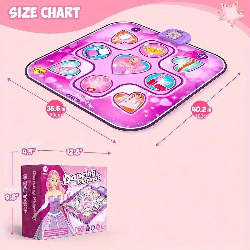 Kids LED Musical Dance Mat with 6 Game Modes - Image 2