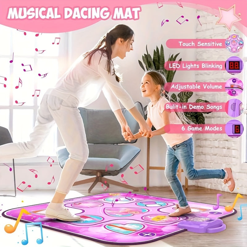 Kids LED Musical Dance Mat with 6 Game Modes - Image 4