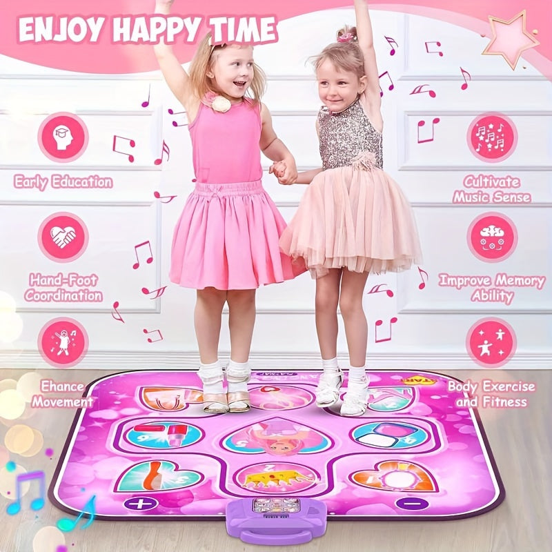 Kids LED Musical Dance Mat with 6 Game Modes - Image 6
