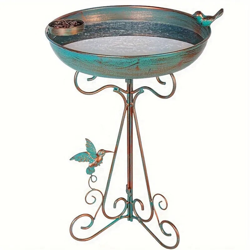 Bird Bath with Feeder Pedestal - Image 4