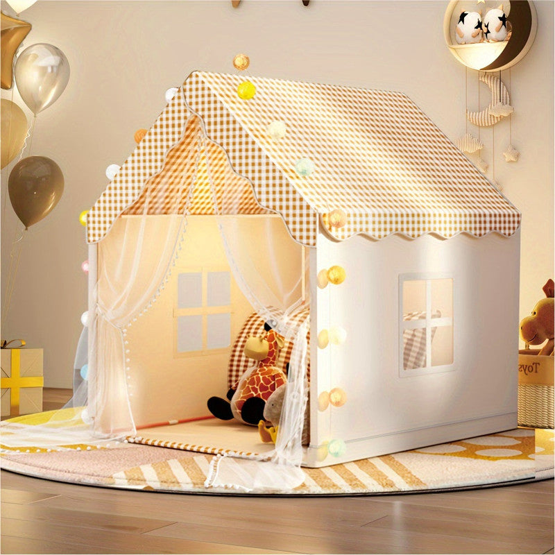 Kids Castle Play Tent Indoor Pretend Playhouse - Image 2