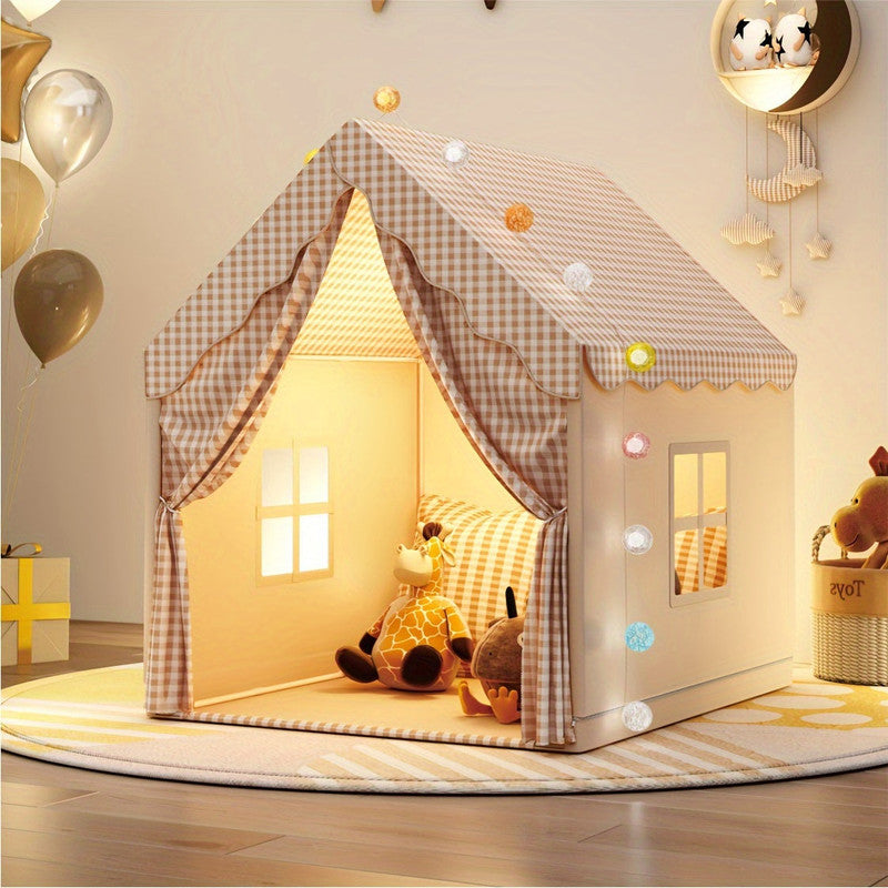 Kids Castle Play Tent Indoor Pretend Playhouse - Image 3