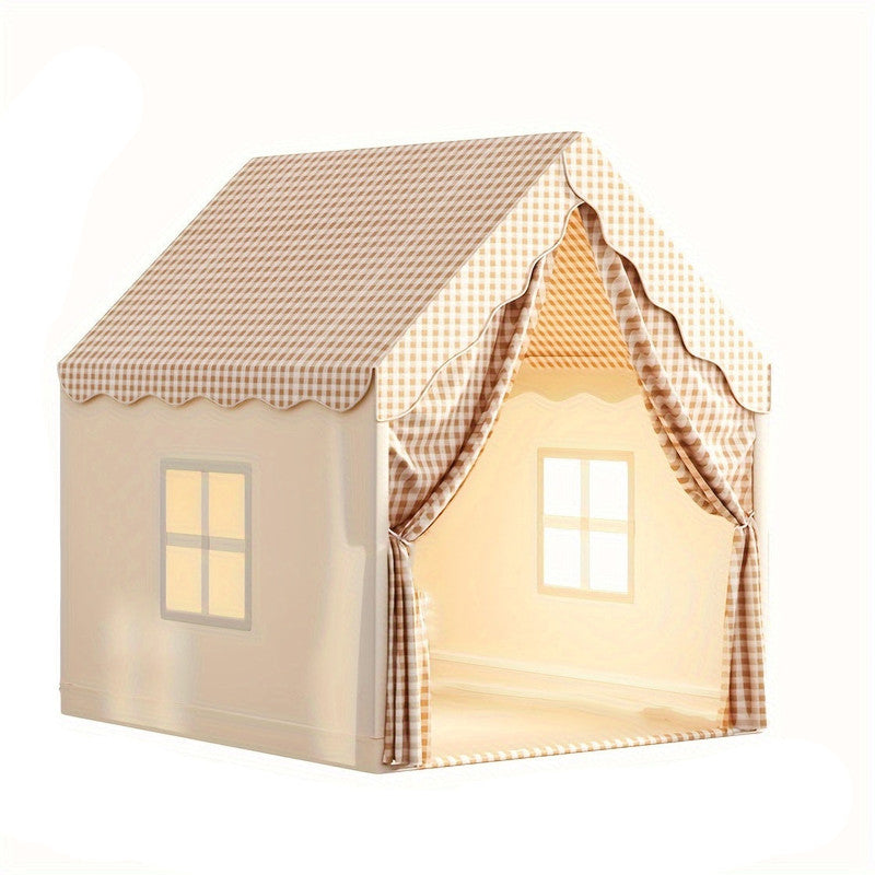 Kids Castle Play Tent Indoor Pretend Playhouse - Image 6