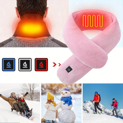 Scarf with USB Heated Winter Neck Warmer - Image 3