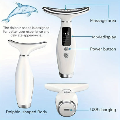 Neck & Face Massager Heated Skincare Tool (7-in-1) - Image 4
