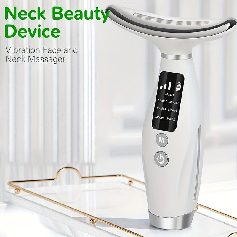 Neck & Face Massager Heated Skincare Tool (7-in-1) - Image 5