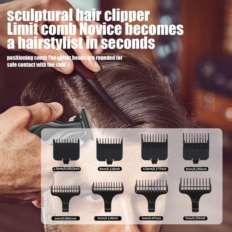 Men's Electric Hair Clipper with LCD Display - Image 5