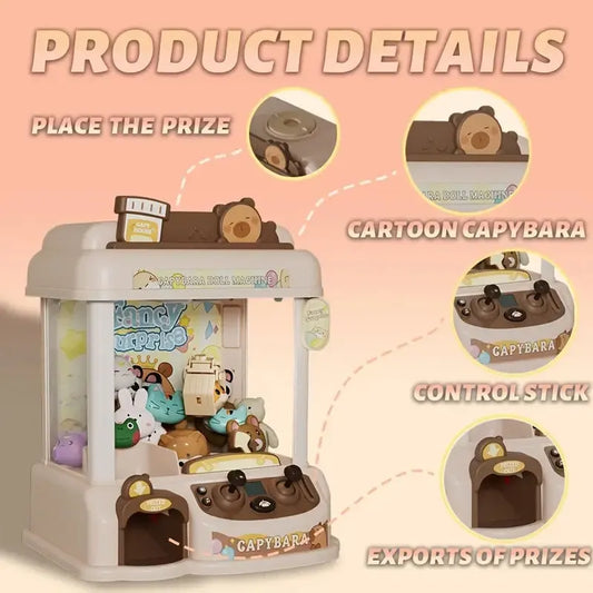 Capybara Toy Claw Machine with Plush Prizes - Image 6