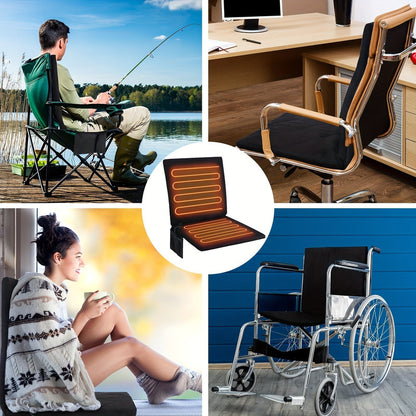 Portable Heated Foldable Seat Cushion with USB Power - Image 2