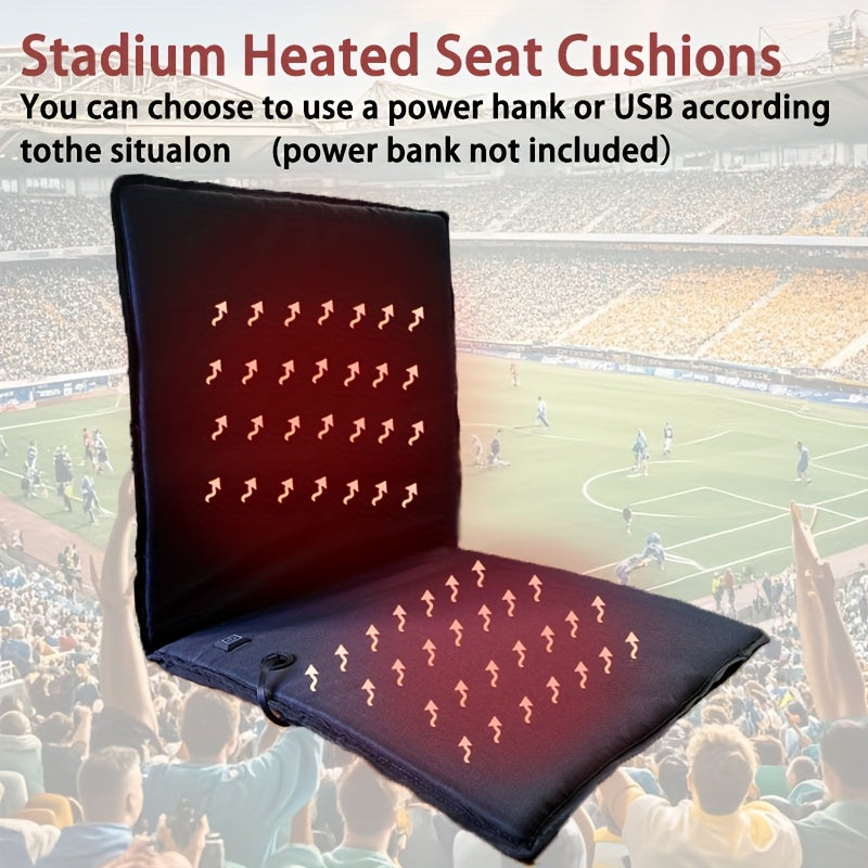 Portable Heated Foldable Seat Cushion with USB Power - Image 3