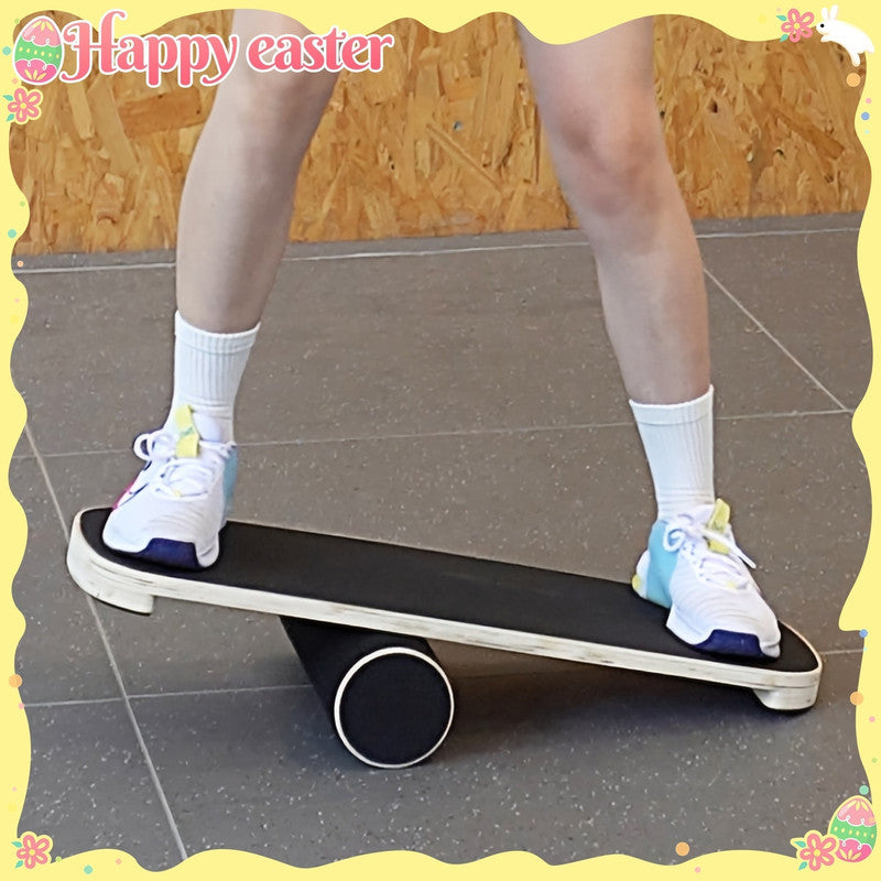 Wooden Surf Balance Board for Core Training - Image 5