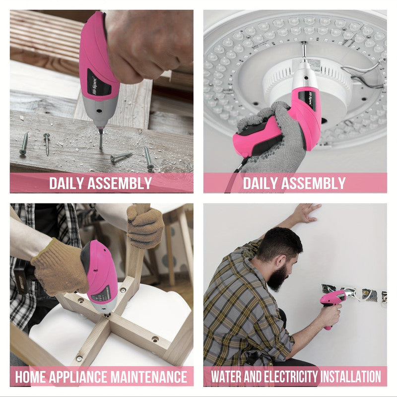 Cordless Electric Screwdriver Tool Set - Image 2