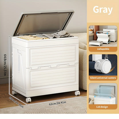 Outdoor Foldable Storage Box with Wheels - Image 4