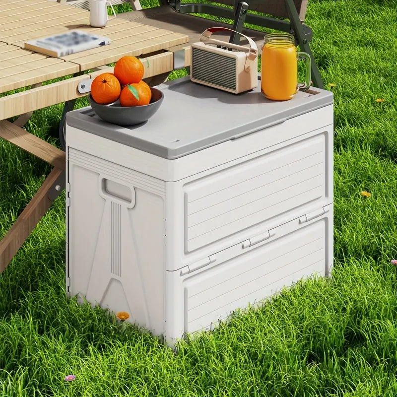 Outdoor Foldable Storage Box with Wheels - Image 7