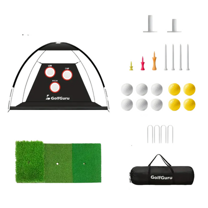 Golf Practice Net with Mat & Target - Image 6