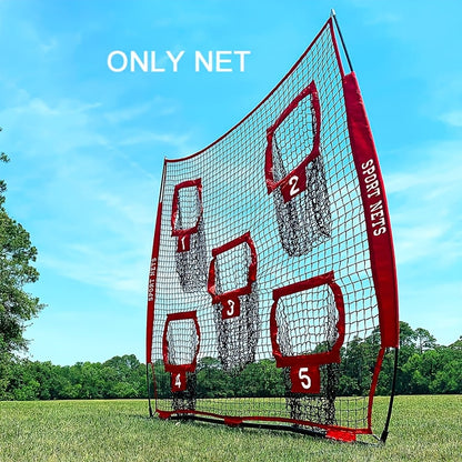 Football Outdoor Target Throwing Net with 5 Pockets - Image 6