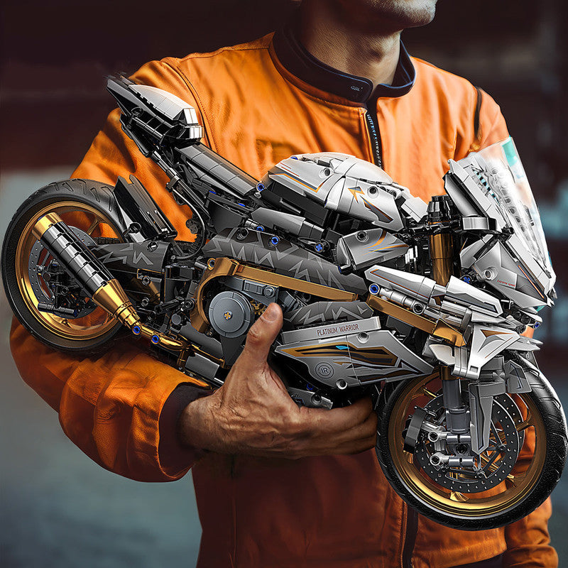 Motorcycle Blocks Model for Teens & Adults - Image 2