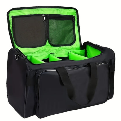 Basketball Duffel Bag with Black Neon Green Sports - Image 2