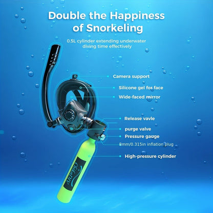 Diving Set with 0.5L Tank and Camera Mount - Image 4