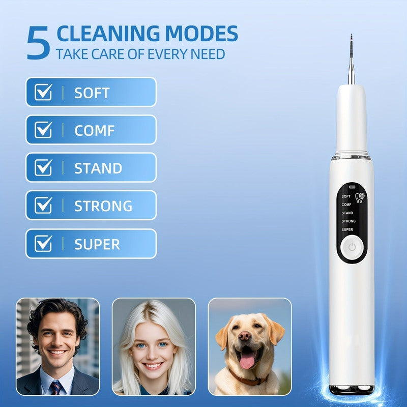 Electric Tooth Cleaner Rechargeable with LED & 5 Modes - Image 2